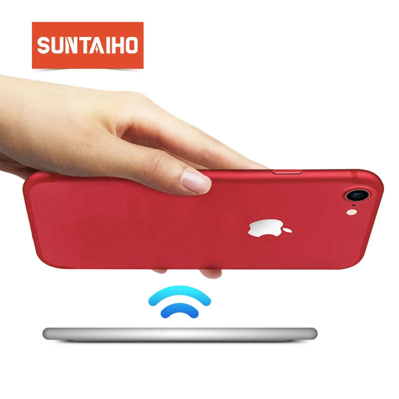 Беспроводное зарядное устройство Suntaiho Qi для iPhone XR 8 XS Nexus6 беспроводное Samsung Galaxy S8 S9