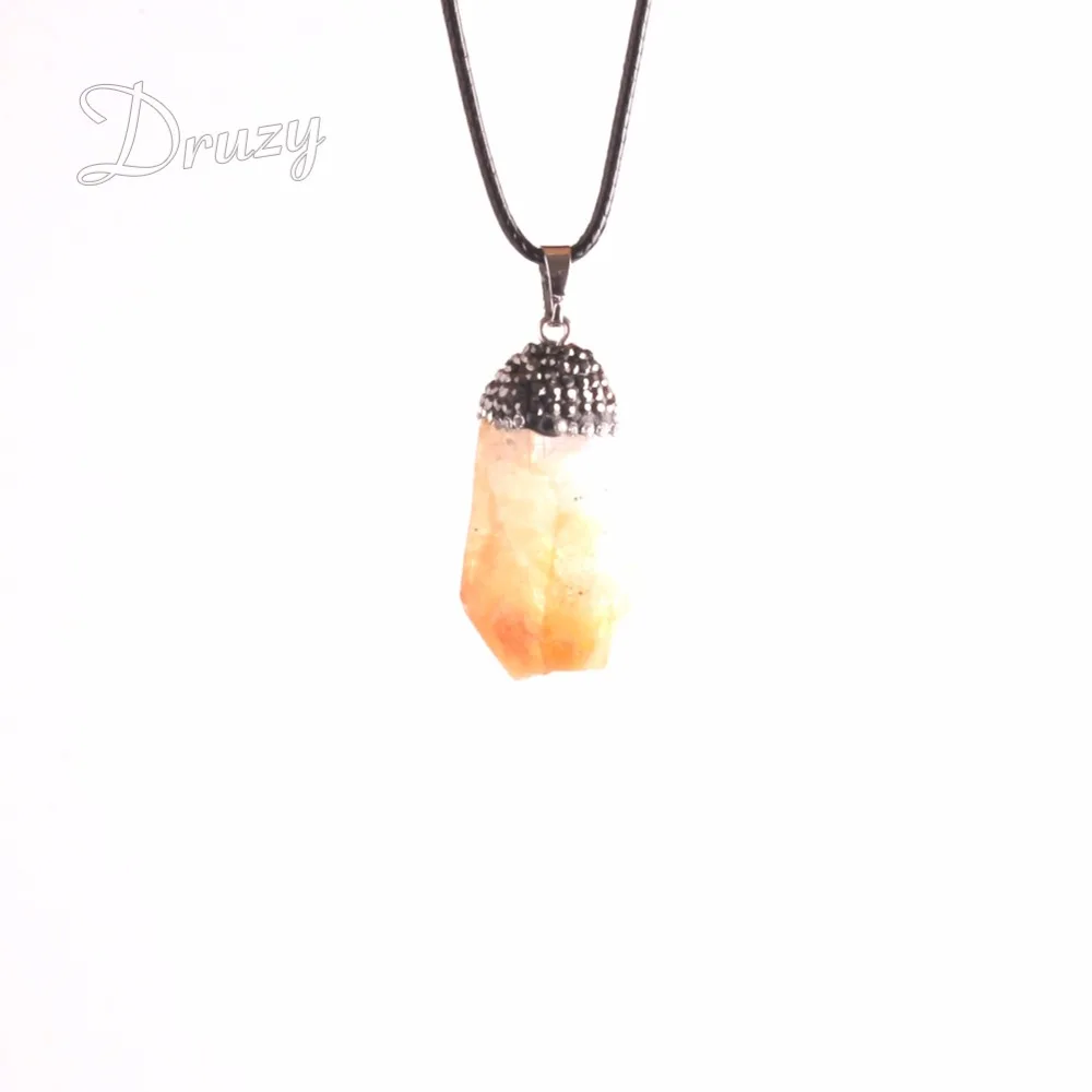 Druzy натуральный аметист кварца цитрин кристалл кулон Бесплатная форма
