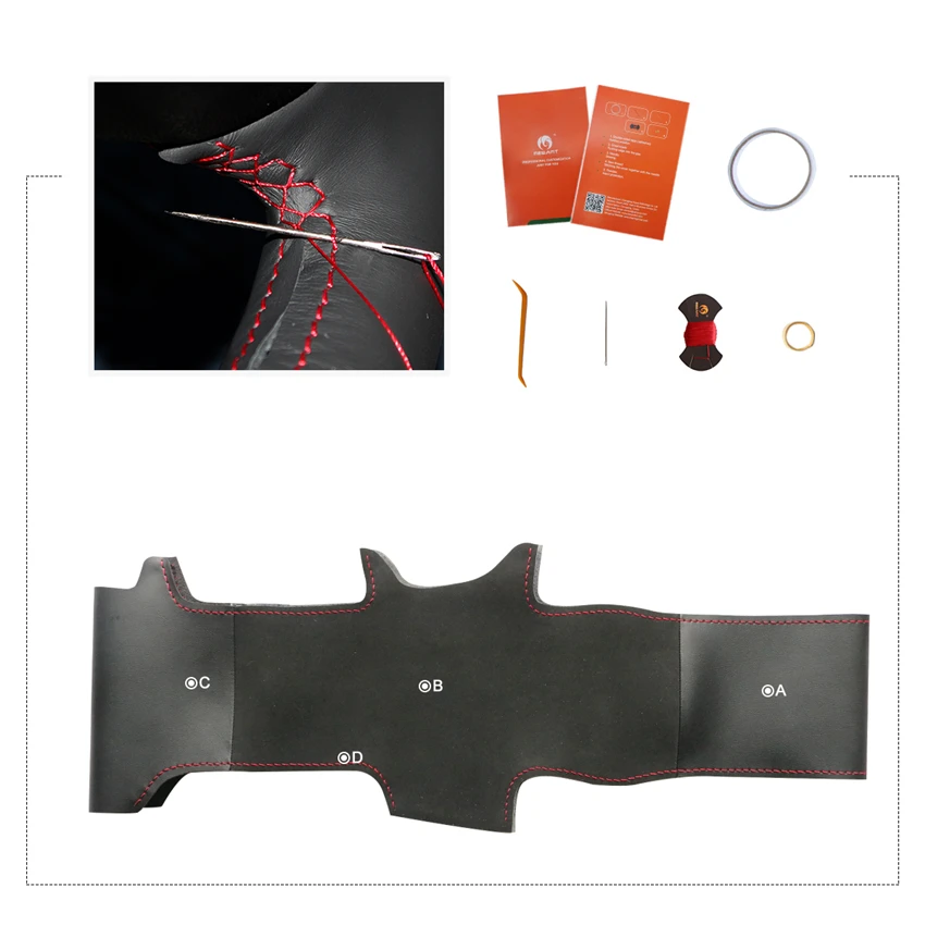 MEWANT из натуральной кожи черная замша рулевого колеса автомобиля подходит для Lexus