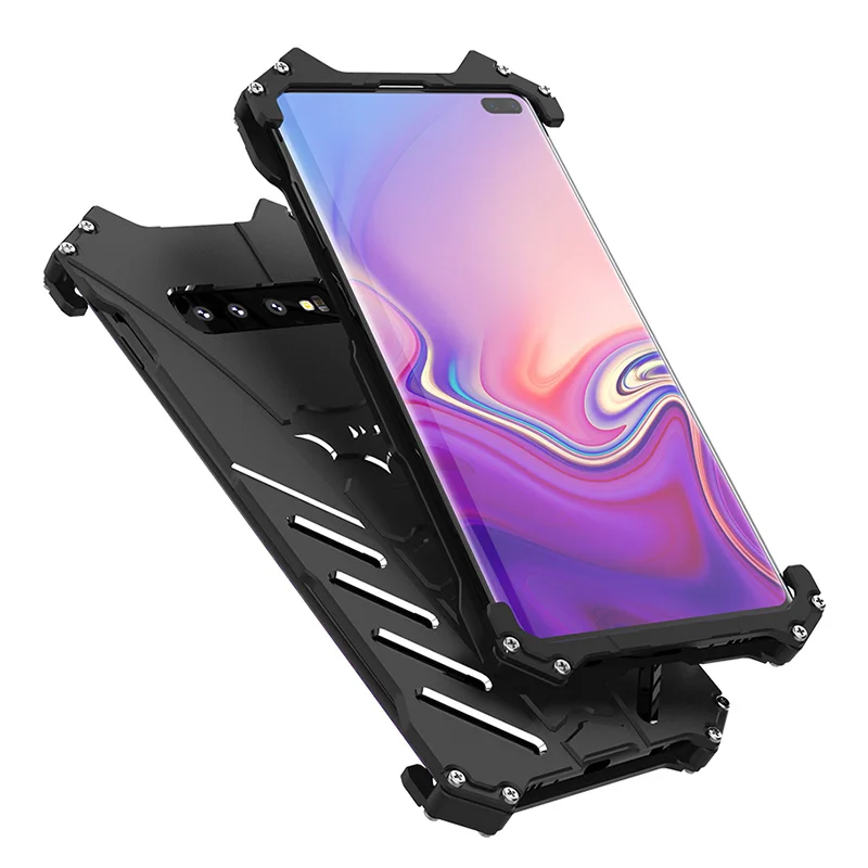 Чехол для Samsung Galaxy S10Plus металлический алюминиевый Забавный чехол Note 10 Plus S9 S8Plus