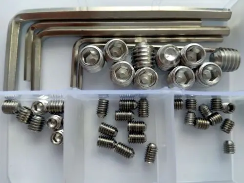 85 шт. M3 M8 драйверы из нержавеющей стали шестигранные болты с шестигранной