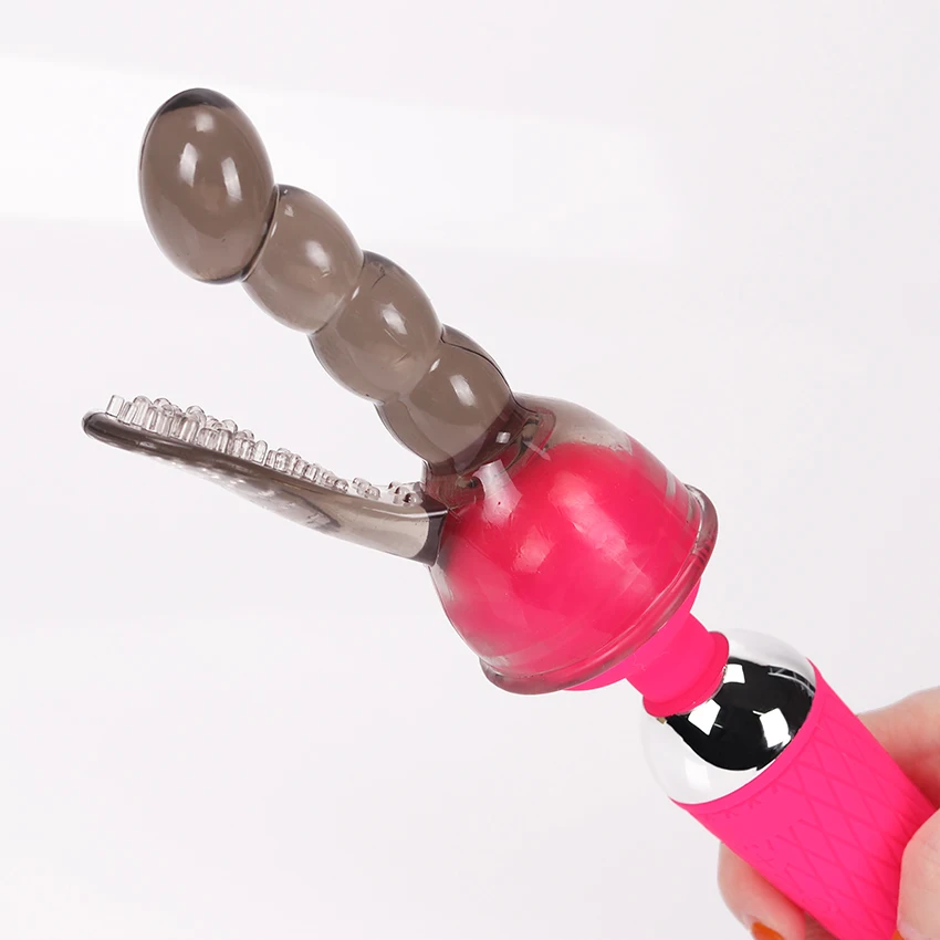 Волшебная палочка крепления стимулируют точку G AV шток головка Кепки аксессуары