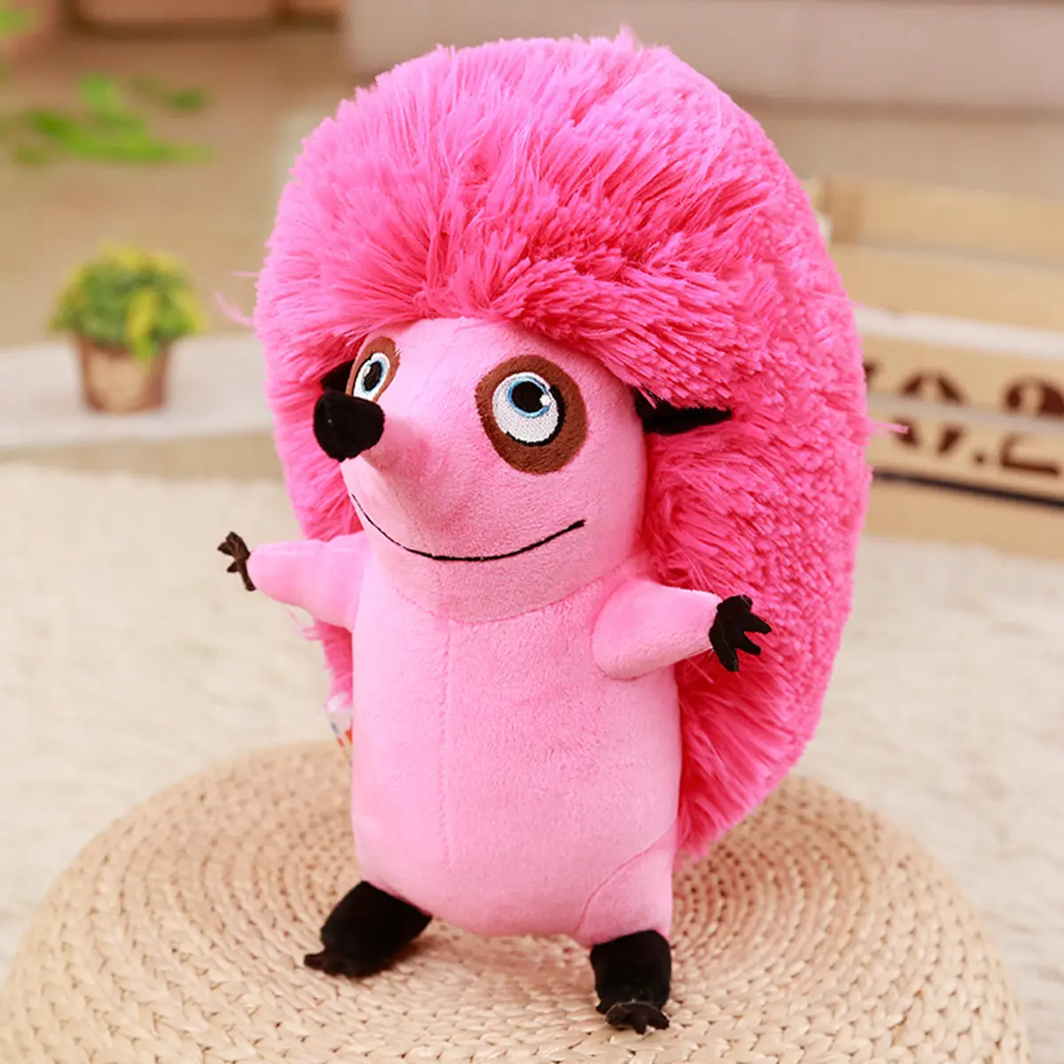 Фото 1PCS 32cm/40cm/48cm Cute Soft Funny Hedgehog Animal Doll Stuffed Plush Toy Child Kids Home Wedding Party Toys for Children gift Игрушки и 1PCS 32cm/40cm/48cm Cute Soft Funny Hedgehog Animal Doll Stuffed Plush Toy Child Kids Home Wedding Party Toys for Children gift Игрушки и