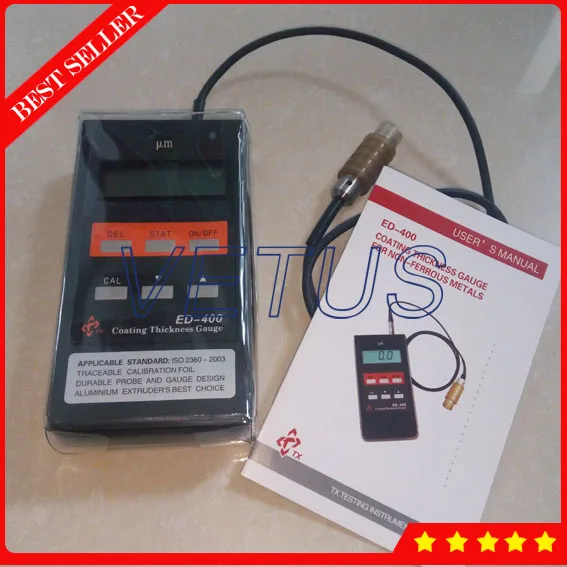 

ED400 Aluminum foil thickness gauge with aluminum coating thickness tester