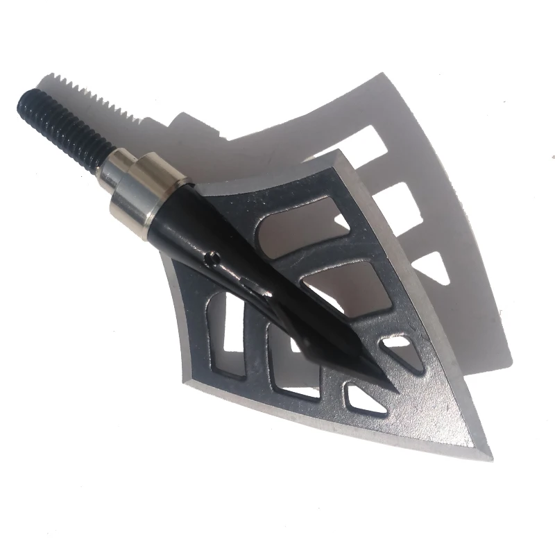 6 шт. лезвие для стрельбы из лука Broadhead 125гр наконечники стрелы стрела нержавеющей