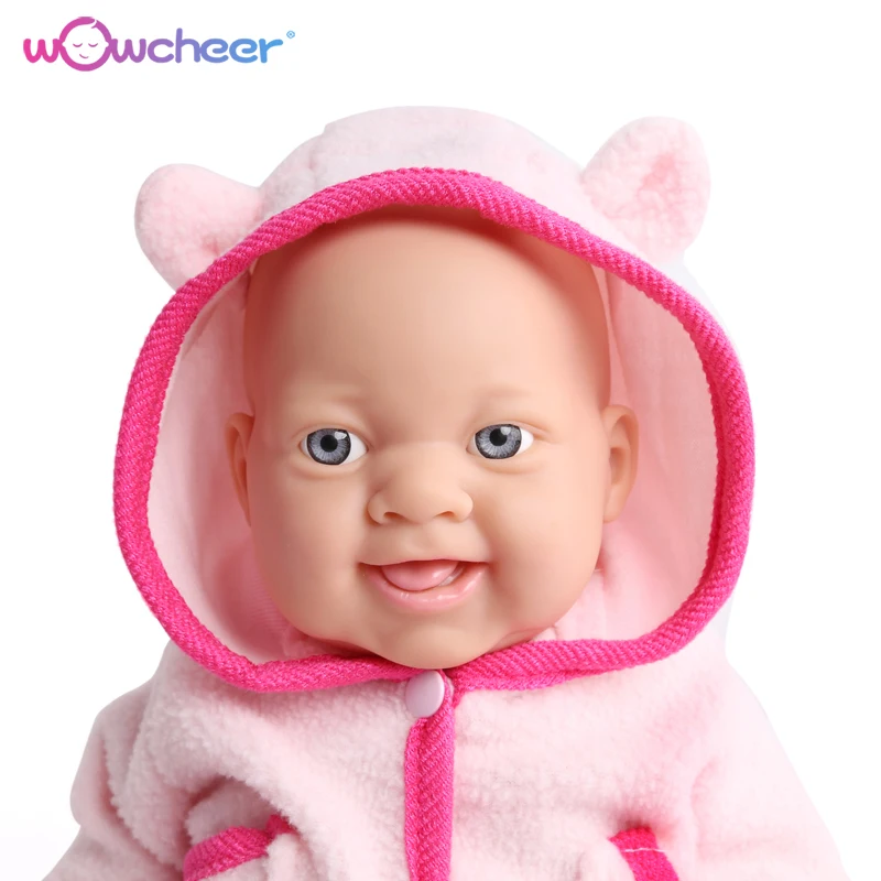 WOWCHEER 15 &quot38 см Reborn Baby Doll Розовый Мягкий силикон реалистичные игрушки ручной