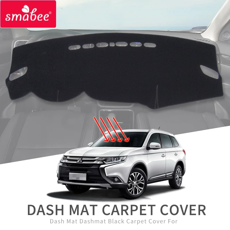 Smabee коврик для приборной панели для Mitsubishi Outlander~ с динамиком пылезащитный коврик для приборной панели LHD коврик для защиты от солнца