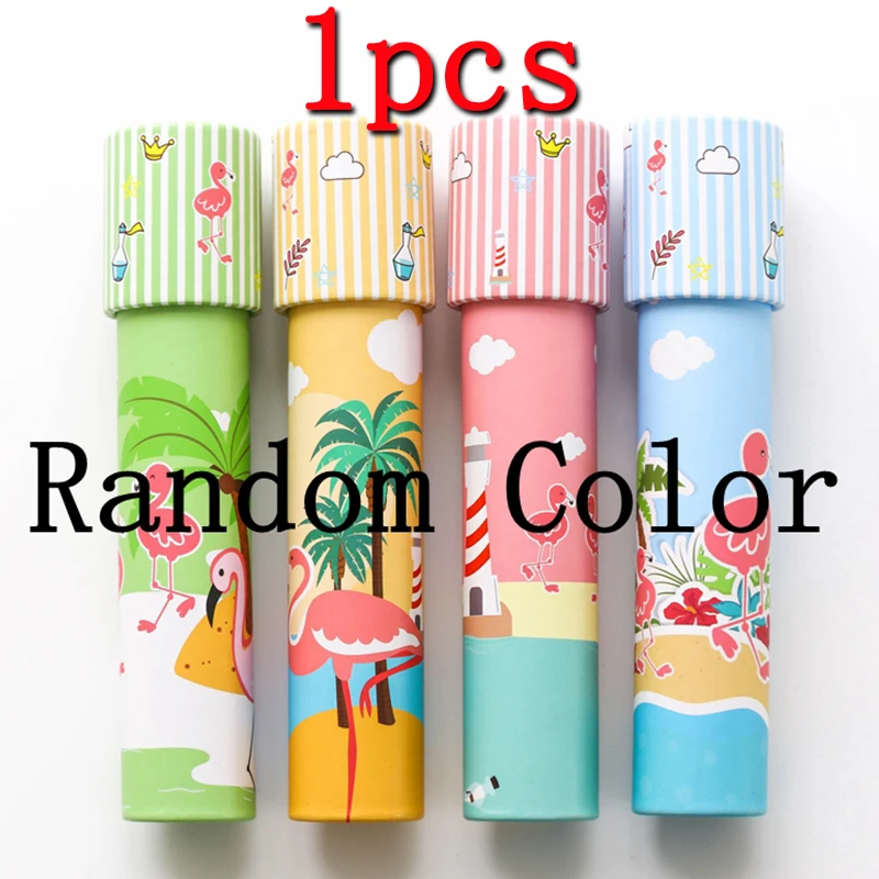 Random Color 1pcs Калейдоскоп в мультяшном стиле, волшебные изменяющиеся регулируемые Необычные Цветной мир, игрушки для детей, аутизм, детские игрушки-головоломки, калейдоскопы - Цвет: Random Color 1pcs
