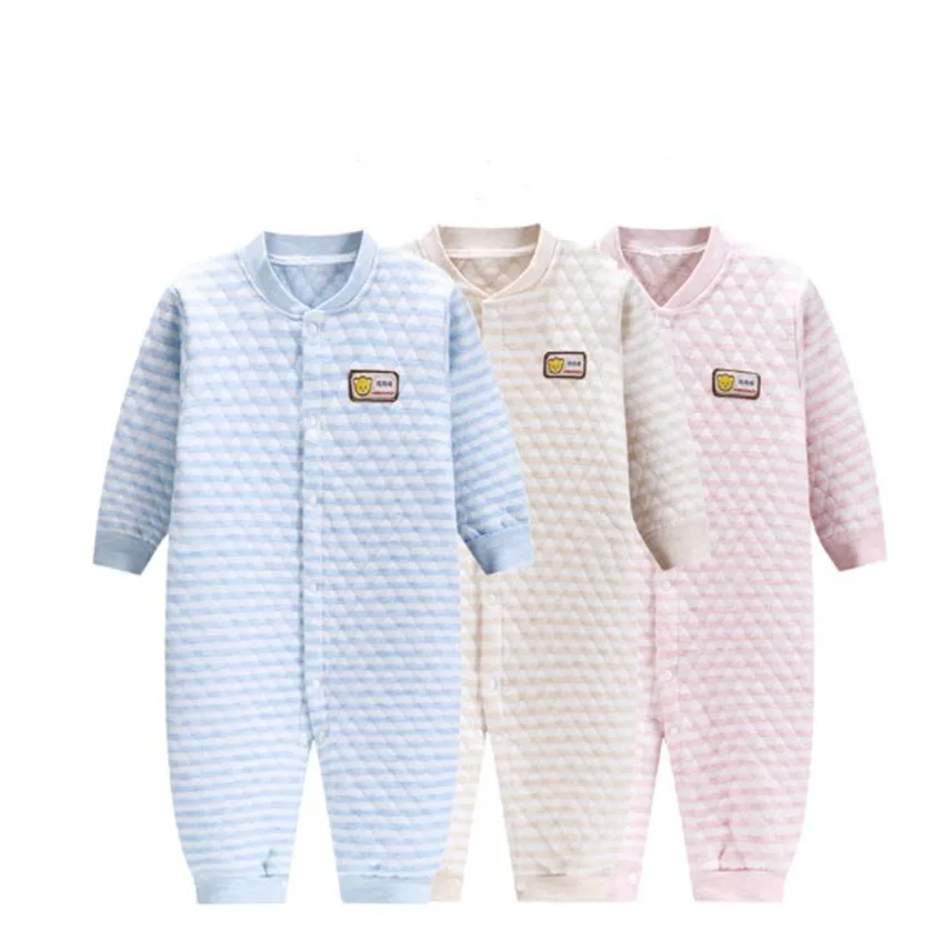 Одежда унисекс для новорожденных мальчиков и девочек Roupa De Bebes зимняя одежда