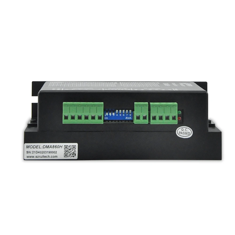 Rtelligent Заводской магазин DM860 Nema 34 Драйвер шагового двигателя с ЧПУ комплекты шагового двигателя DC драйвер двигателя для NEMA 23 34 шаговый двигатель