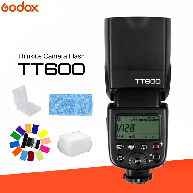 Godox TT600 2,4G Беспроводная GN60 Master/Slave камера Вспышка Speedlite для Canon Nikon Pentax Olympus Fujifilm sony