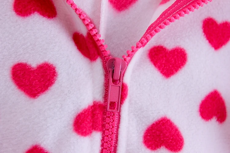 Женский милый розовый комбинезон с принтом в виде сердца зимние комбинезоны