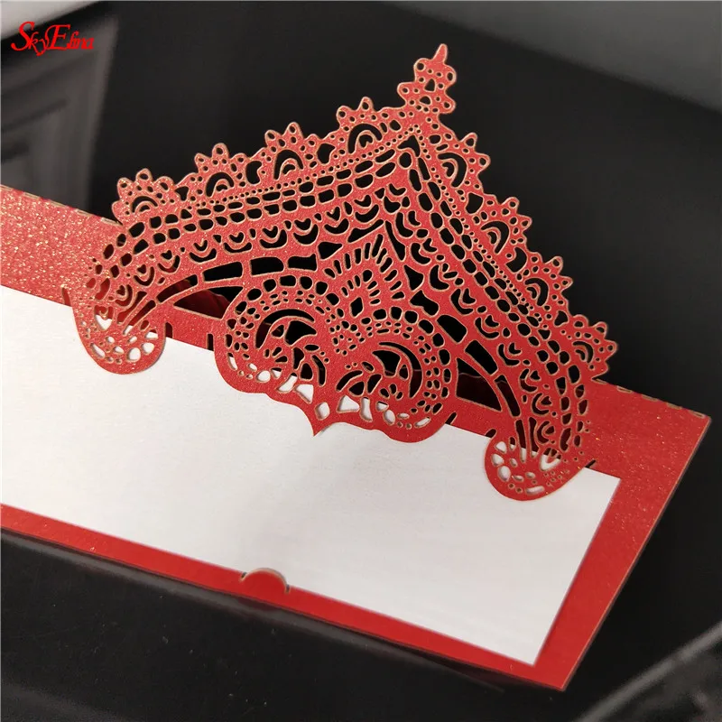 50 шт. лазерная резка имя карта свадебное торжество день рождения вечеринка стол