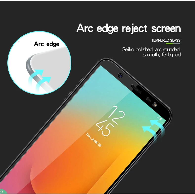 Wolfsay 1 шт. для стекла Samsung Galaxy J8 2018 защита экрана закаленное стекло J800F пленка