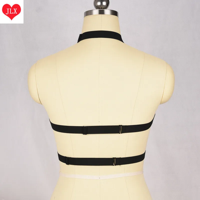 Панк гот бондаж нижнее белье-бра-портупея новая ручная работа женские эластичные