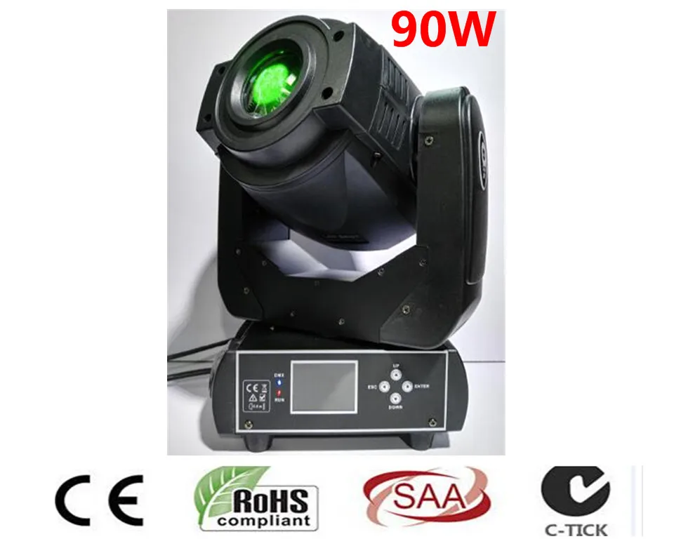 90 Вт Gobo LED Moving Head Light 3 Face Prisma контроллер DMX A 6/15 Canali per Palcoscenico Дискотека вечеринка для