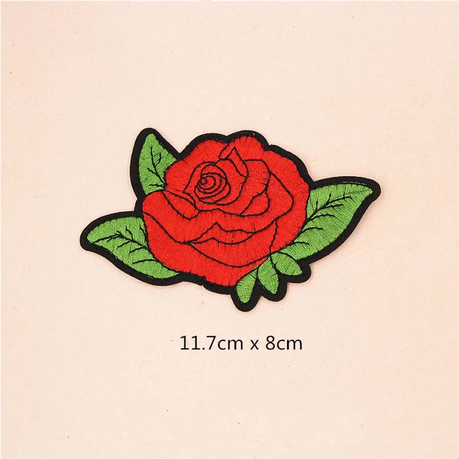 Фламинго Цветок Патчи крышка обуви железа на вышитые аппликации DIY аксессуары