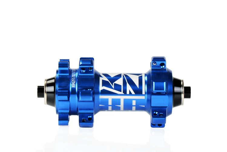rear Blue 9x100mm KOOZER XR420 передняя, Задняя Ступица, 24 Отверстия, велосипедные ступицы, быстросъемные 4 подшипники, 6 пауков, 72 клика, прямые тяги, горный велосипед MTB - Цвет: rear Blue 9x100mm
