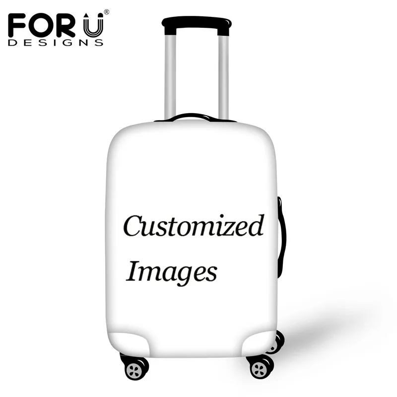custom Forudesigns, милое животное кошка шаблон защитная крышка багажника путешествия водонепроницаемый дождевик для "18-30" чемодан дождевик - Цвет: custom