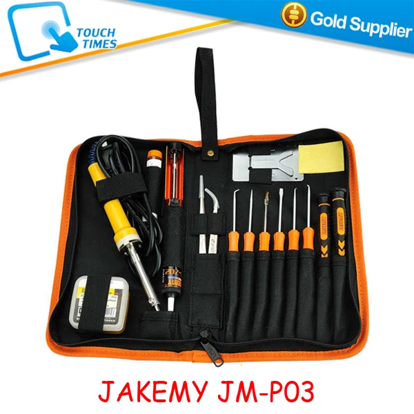 

JAKEMY JM-P03 17 in 1 Electric Soldering Iron Flux Kit DIY Welding Soldering Tool Set