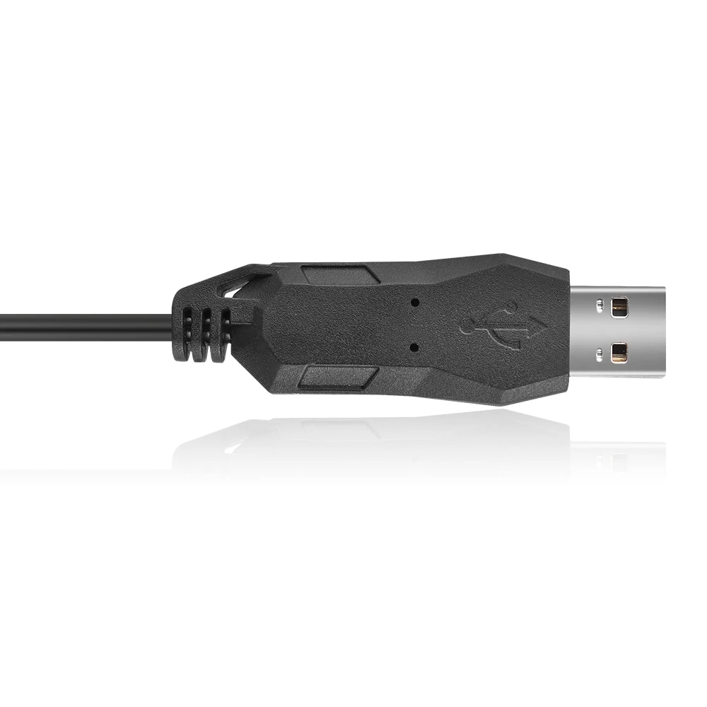 JIES V9 USB игровая гарнитура для PS4 Xbox One PC 2 м Проводная наушники компьютера с Splitter