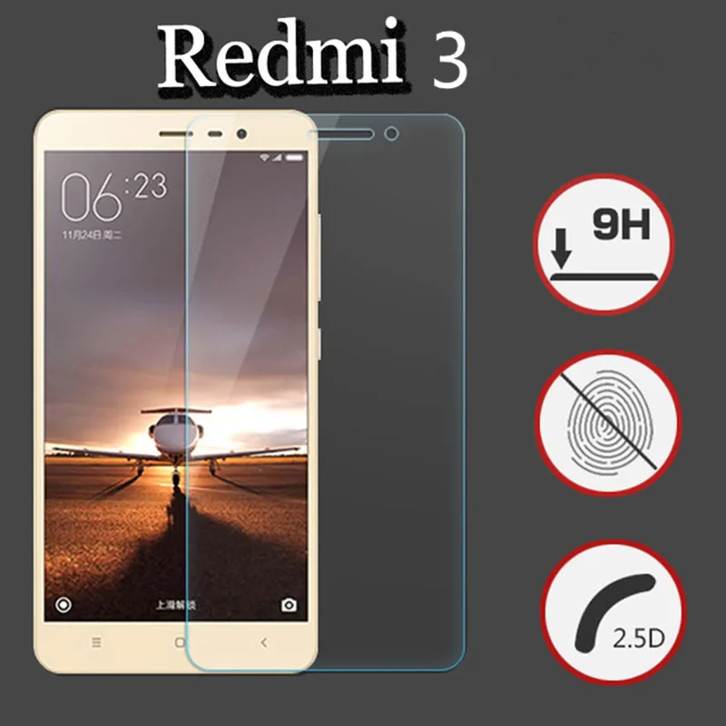 Xinchentech для Xiaomi Redmi 3/Redmi 3 Pro закаленное Стекло пленка 9 H ультратонких Настоящее