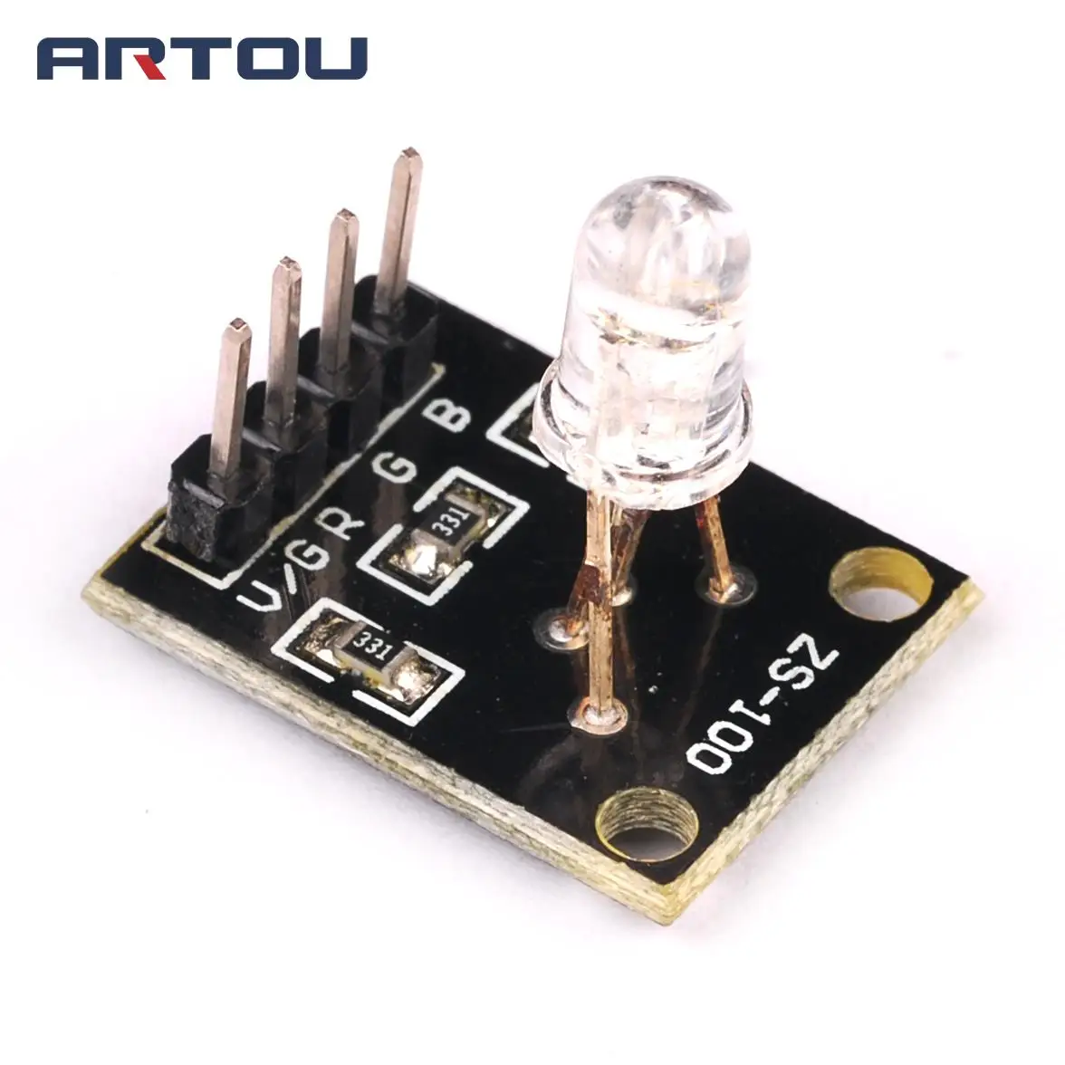 2 шт. 4-контактный трехцветный s 3-цветный RGB светодиодный сенсорный модуль |