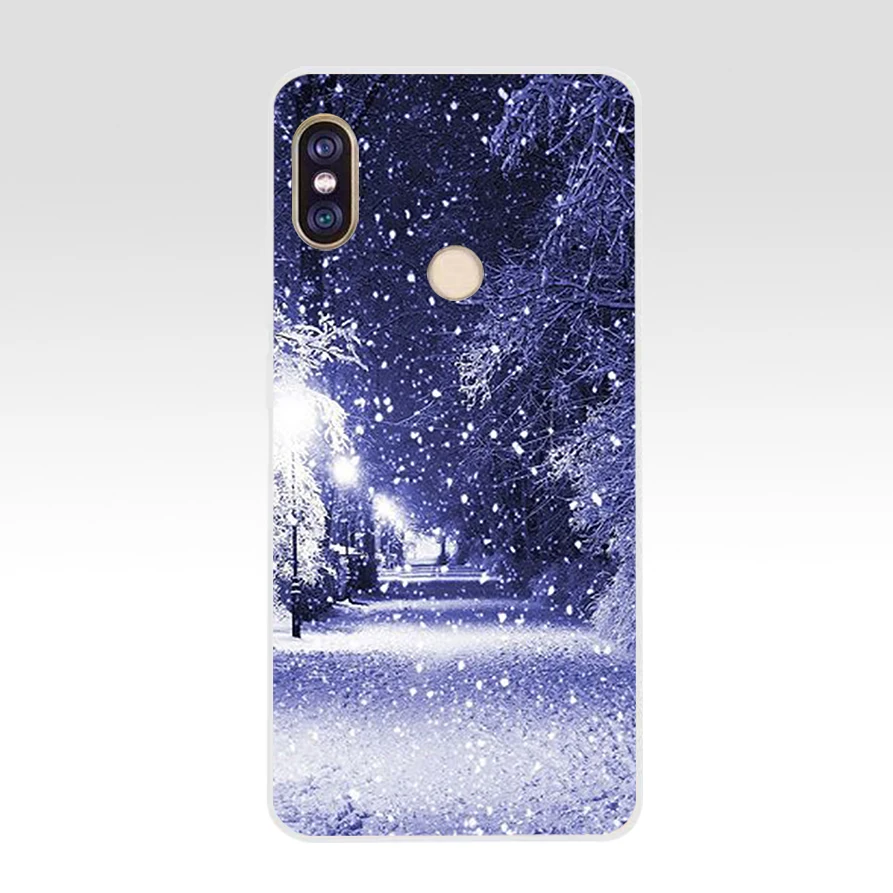 23 77SD Мягкий силиконовый чехол для телефона из ТПУ с новогодней елкой для xiaomi redmi 5A 5Plus note 5 5A Pro mi 6 - Цвет: 23