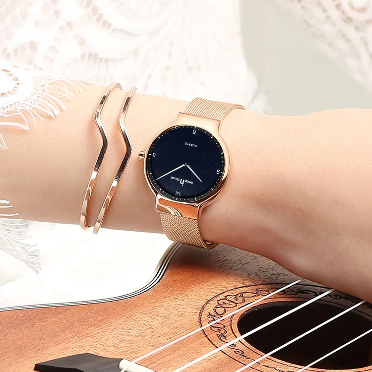 KEEP IN TOUCH Ultra Thin Steel Mesh Belt Quartz Watch Fashion Casual Women Dress Ladies Wristwatches Relogio Feminino | Наручные часы