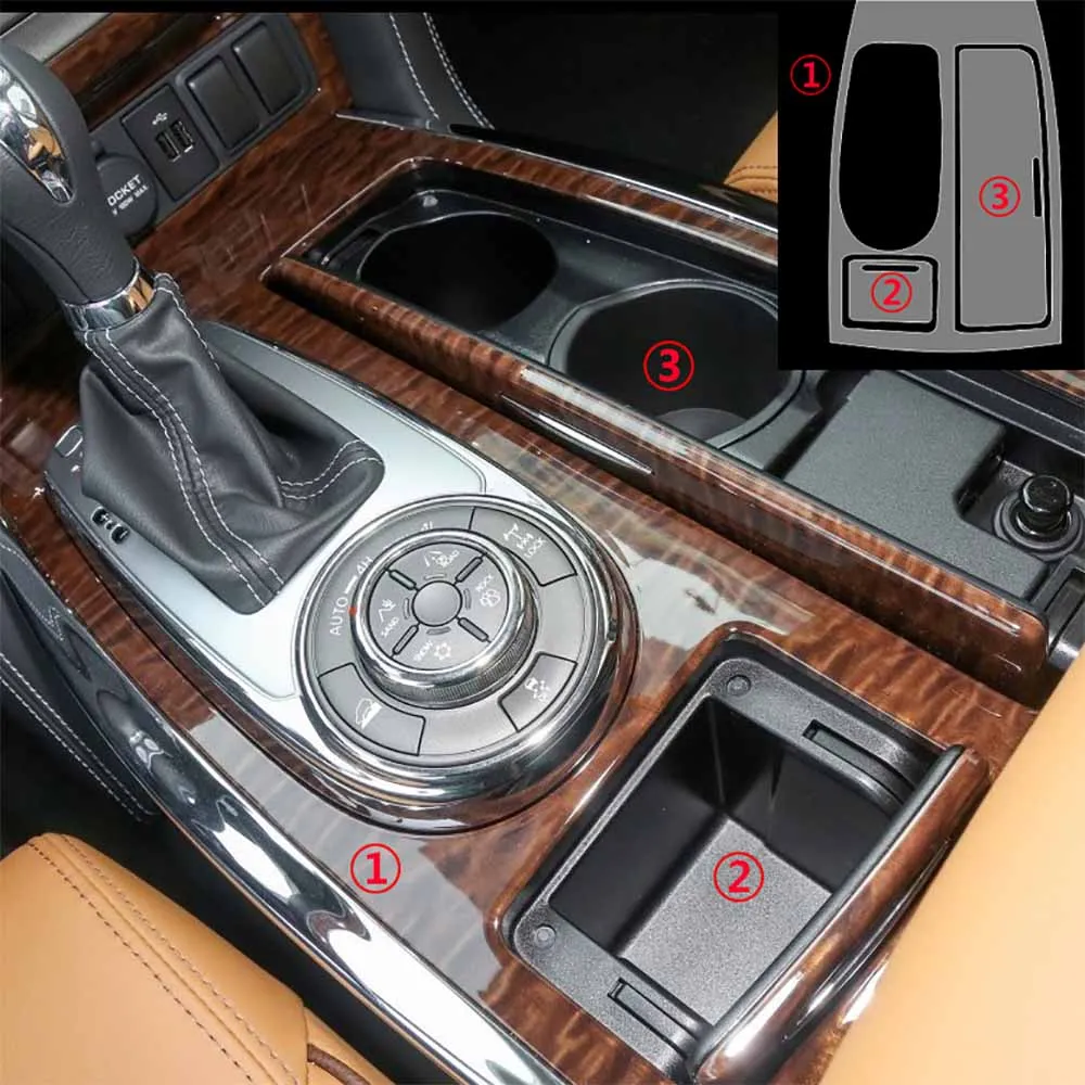 Car-Styling New Car Interior Trim Dashboard Clear Paint Protective Film Stickers for Nissan Patrol 2012-2018 | Автомобили и
