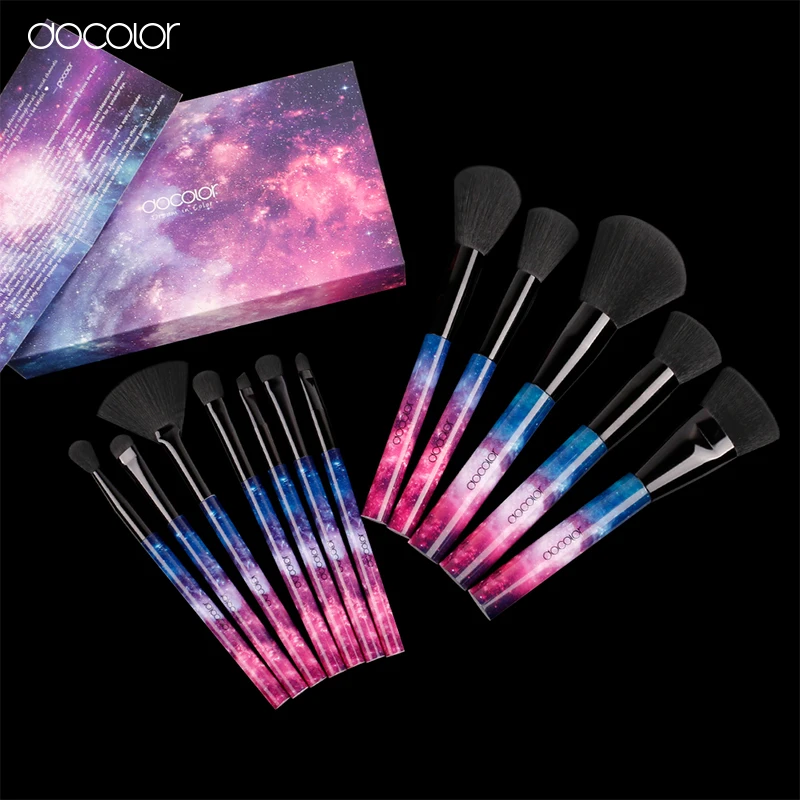 Docolor Новое поступление 12 шт. Звездные кисти для макияжа Набор модных