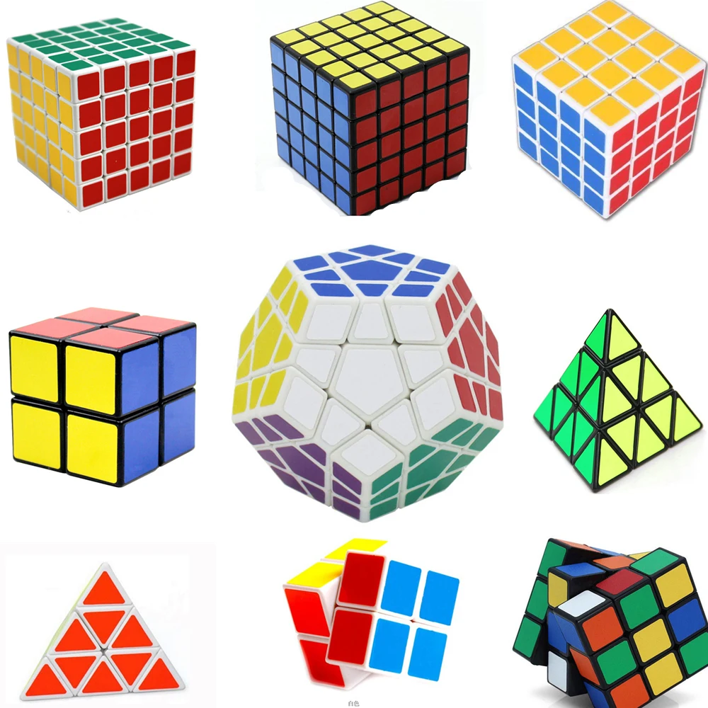 Новый Megaminx Magic Cube квадрат головоломки Скорость Стикеры кубики развивающие снятие