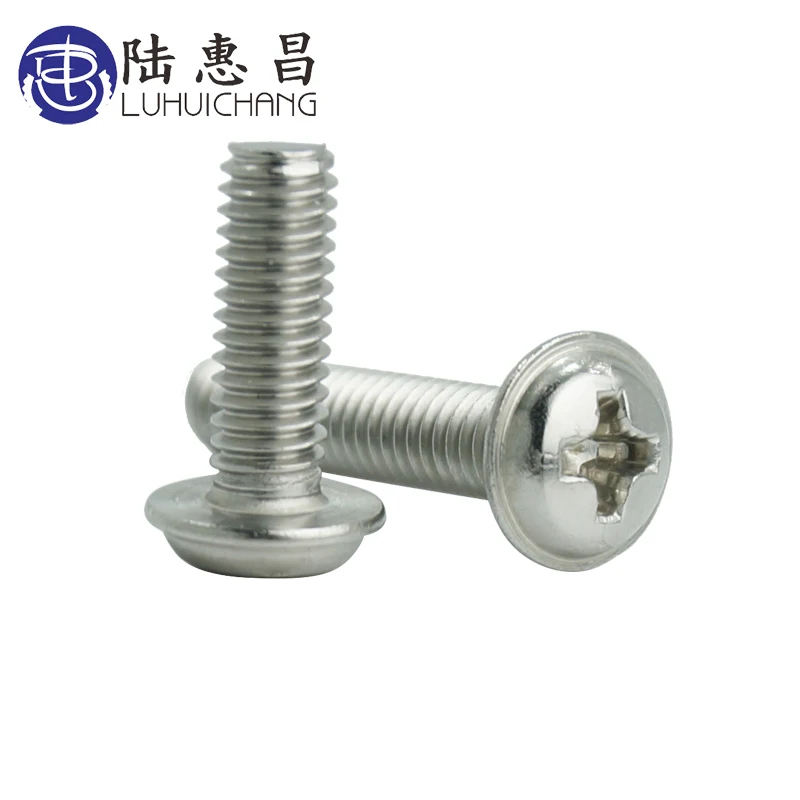 Luhuichang M3 * 6 сковорода электронная 304 нержавеющая сталь крестообразная винты с