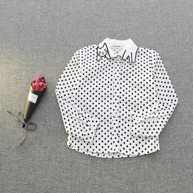 Новинка 2018 года весенне-Осенняя детская рубашка рубашки с длинными рукавами и