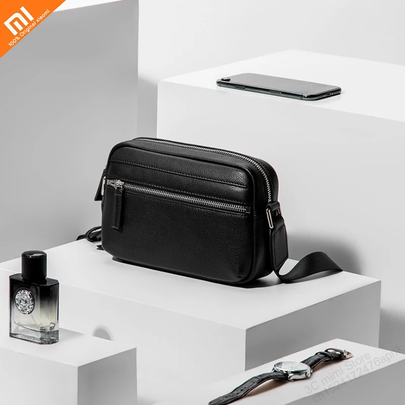 Высококачественный светильник xiaomi mijia, простая кожаная сумка через плечо, сумка-светильник, модная мужская сумка для деловых поездок, умный дом