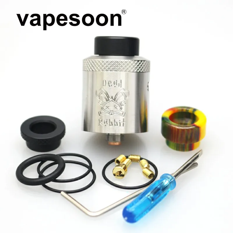 Dead Rabbit BF RDA Atmoizer Tank aluminum поддерживает одинарную/двойную катушку Vape пригодную для