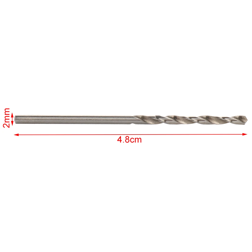 

Original 1pcs Twist Drill Bit Saw Hss High Speed Steel Drill Bit Woodworking Wood Tool 2mm For Metal Aluminum Household Tools