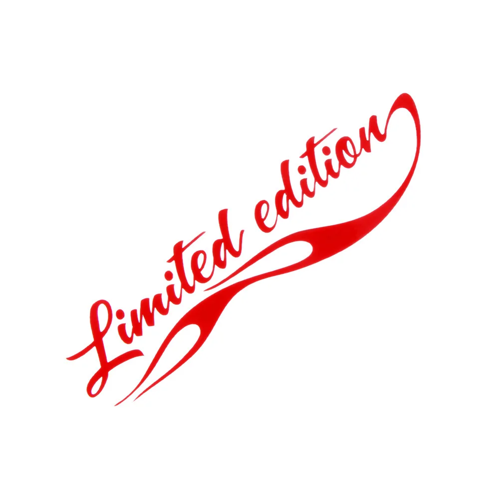 style2 red Наклейка на окно автомобиля, наклейка для автомобиля, ограниченная серия, креативный винил, черный/белый, универсальные аксессуары для стайлинга автомобилей, 16 см* 3,8 см - Название цвета: style2 red