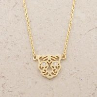 daisies one piece pendant necklace cute simple animal necklaces tiger necklace head tiger gift wedding for girl women
