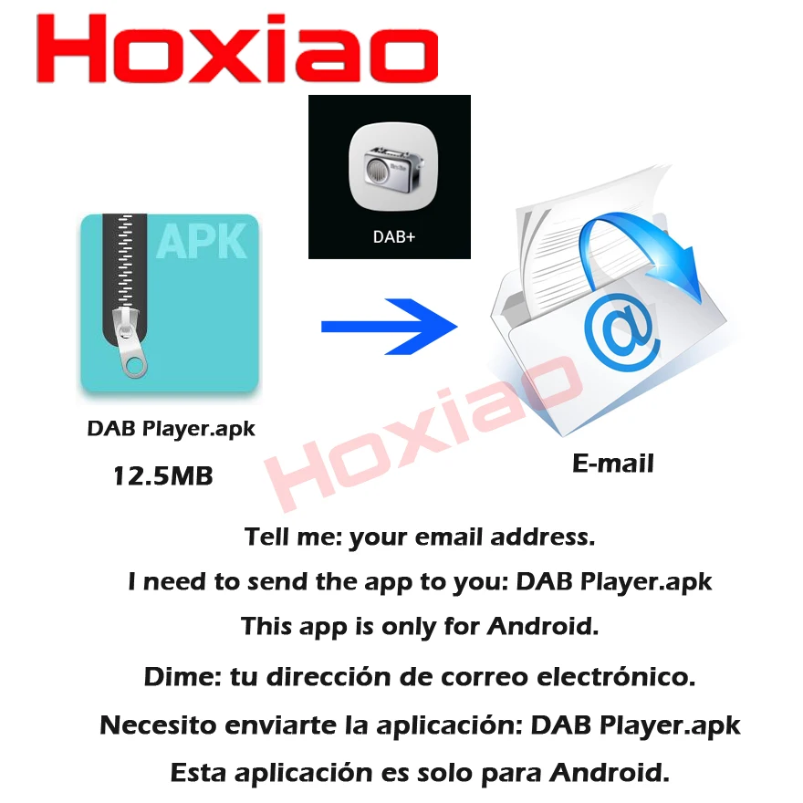 Универсальная DAB + USB Антенна для послепродажного автопроигрывателя Android 8 0 9 10 App