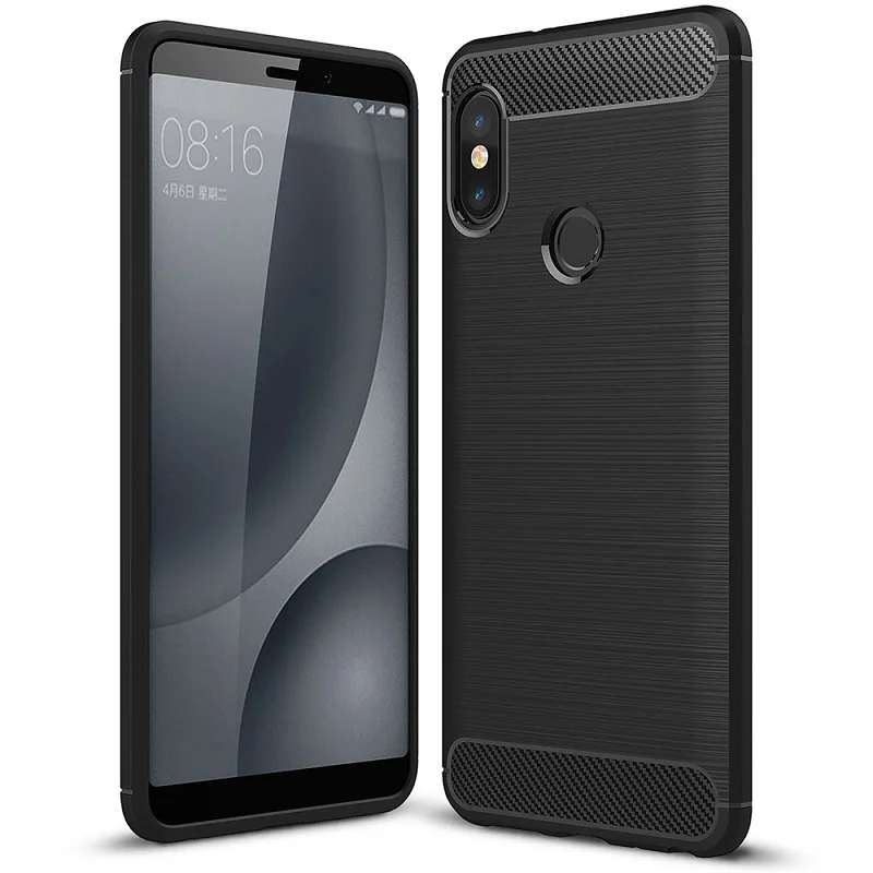 На для Xiaomi Redmi 4X5 5Plus Note 5 5A 4 4X Prime Y1 5C 5X чехол телефона с Карбоновым рисунком Lite A1