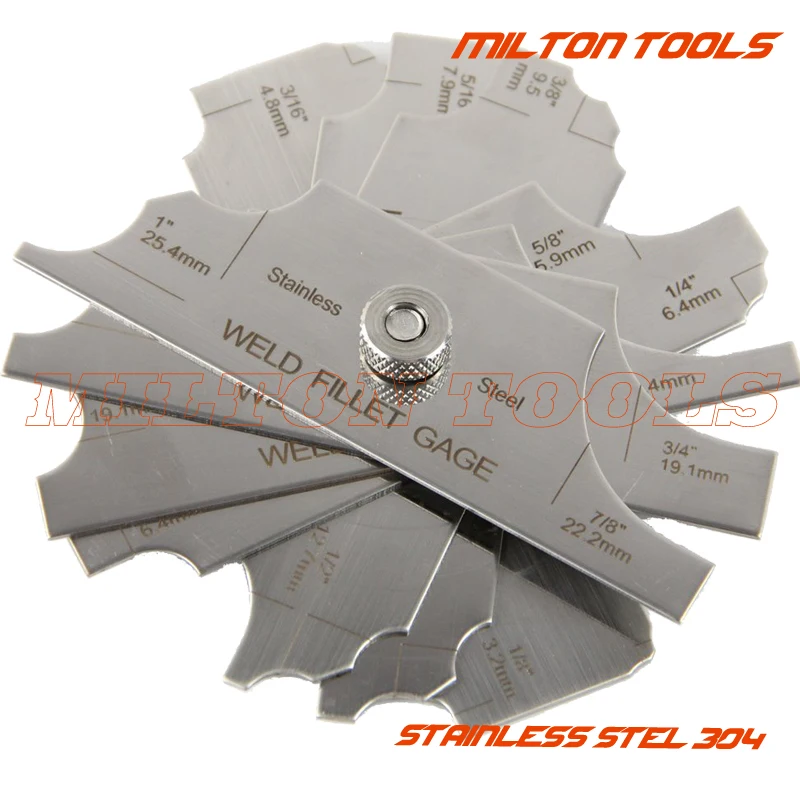 7 шт. филе типа мастер сварочного шва Fillet gage fillet Gage MG 11 Cam Тип шва|Штангенциркули| |