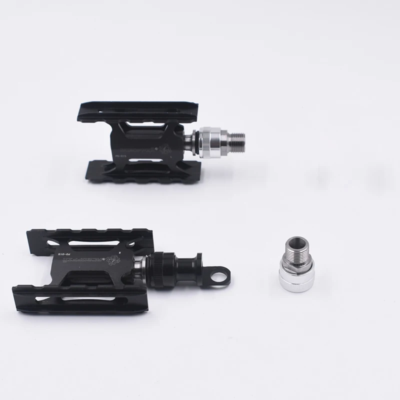 pedals and 1 holder TWTOPSE титановые оси велосипедные педали для Brompton складные велосипедные педали быстросъемные подшипники с ЧПУ велосипедные педали для mks BIRDY - Цвет: pedals and 1 holder
