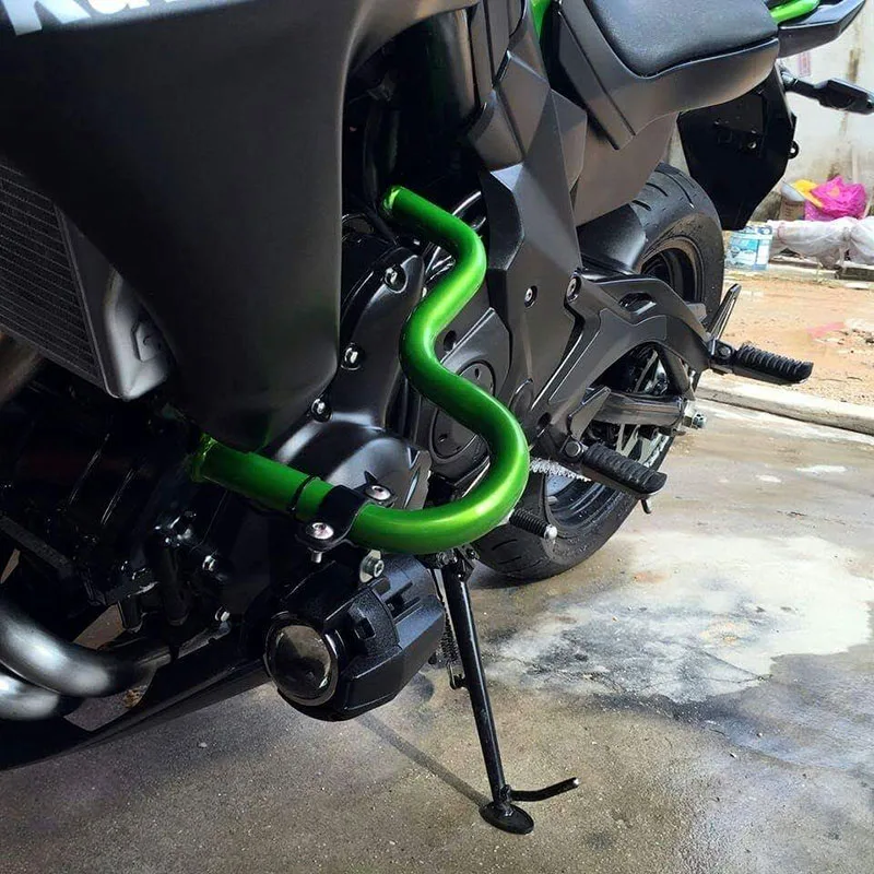 Для Kawasaki ER-6N 2012 2013 Двигателя Мотоцикла защитная защита защитный барьер черный ER6N 12-15 Фирменная Новинка