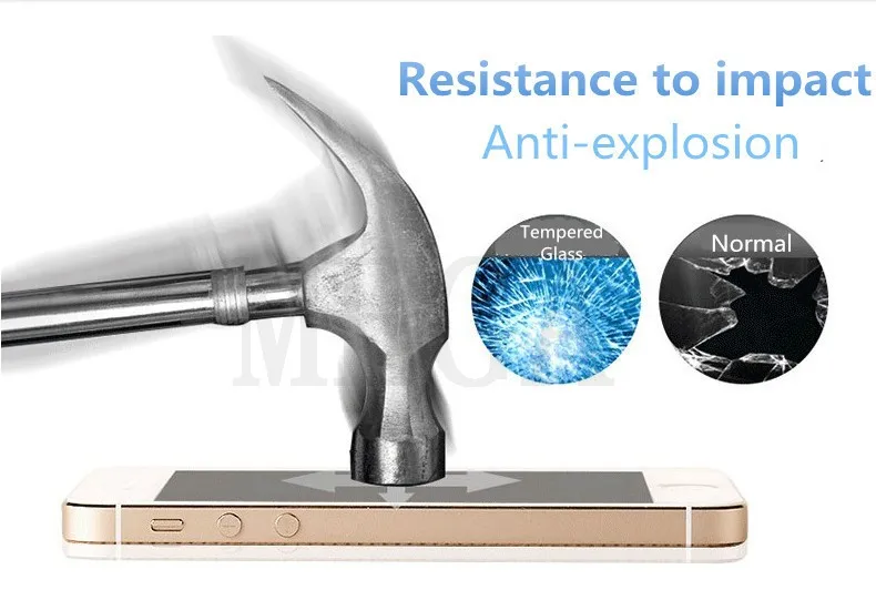5 шт. 0,3 мм для iPhone 5 5c X 10 Премиум Закаленное стекло протектор экрана для iPhone на 5c 5S SE 6 6s 7 7 8 Plus защитная пленка