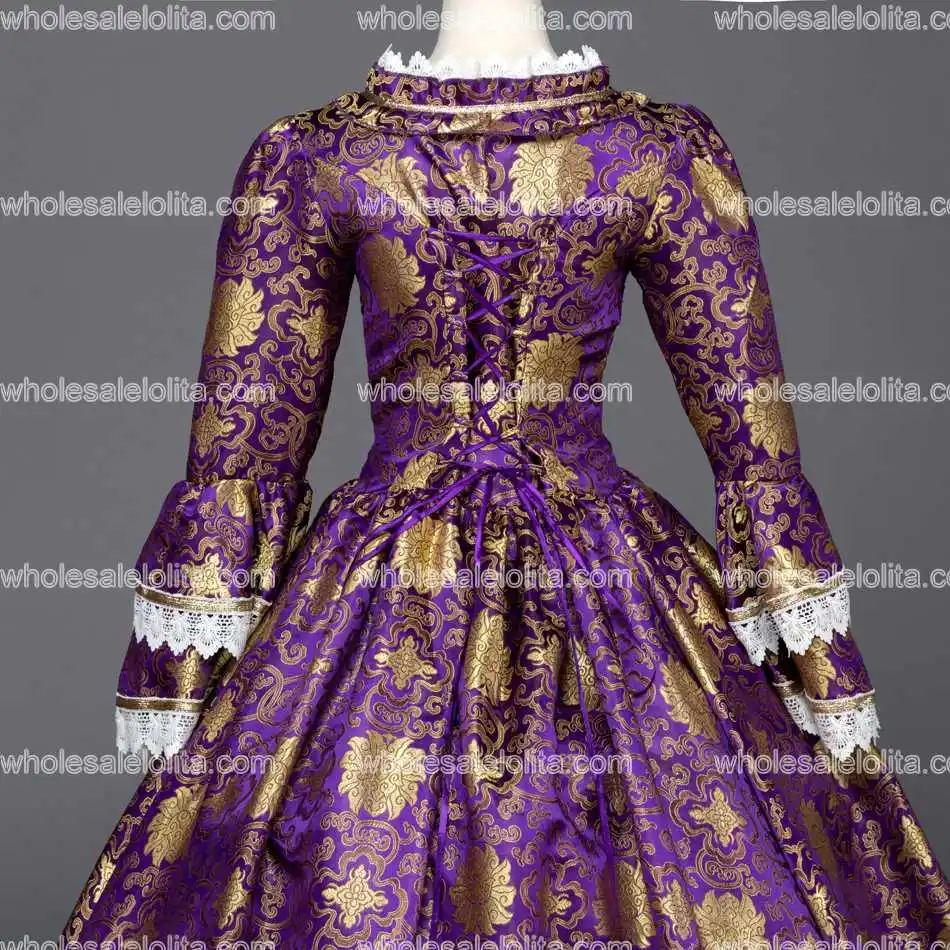 Женское платье в готическом стиле с бантом и кружевом | Тематическая одежда