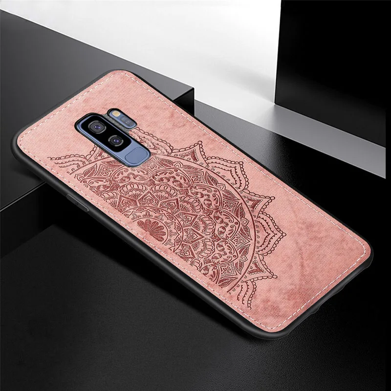 Магнитный автомобильный чехол-держатель для Samsung Galaxy S9 Plus чехол тканевый