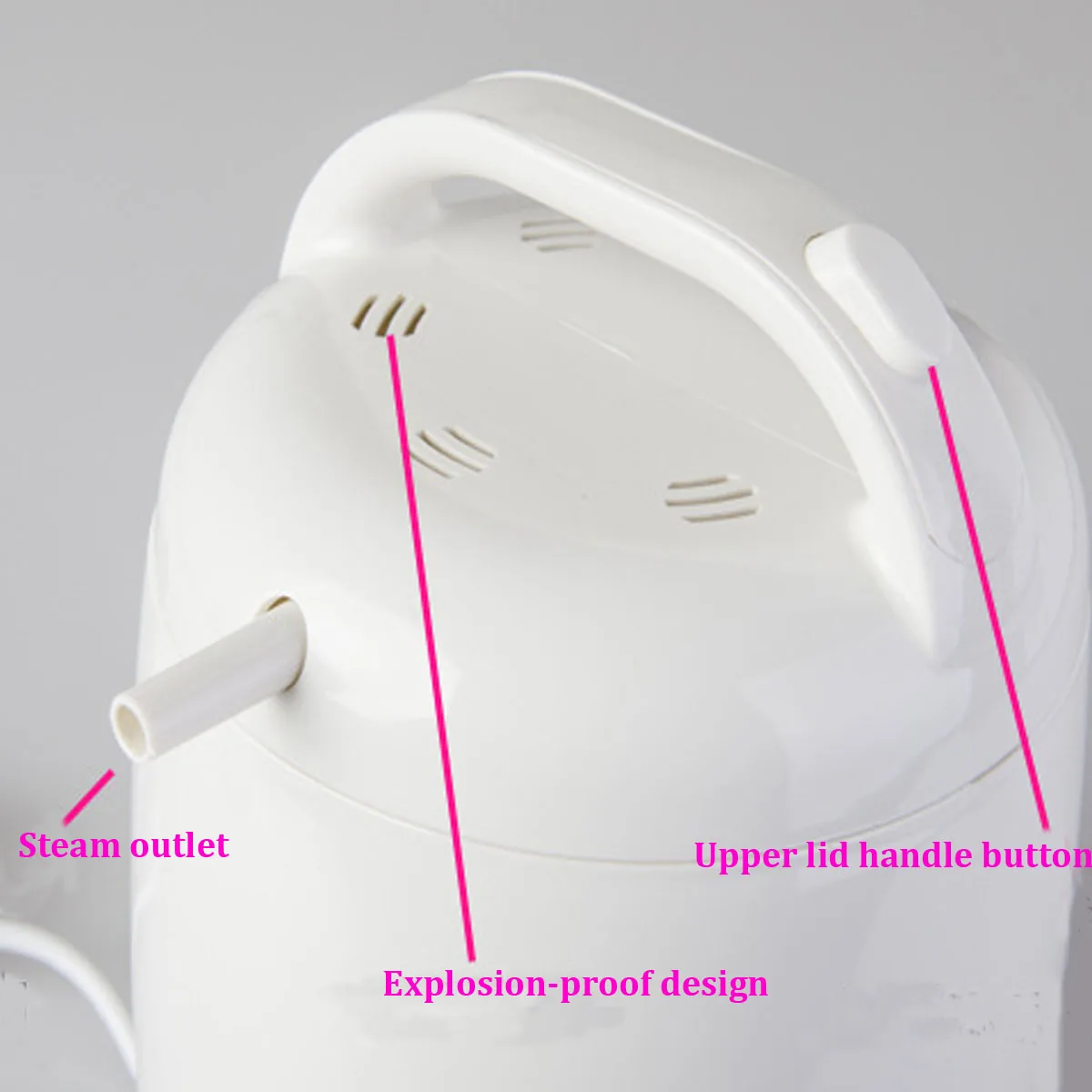 Домашний парогенератор емкость 1.8л паровой горшок спа для портативной сауны