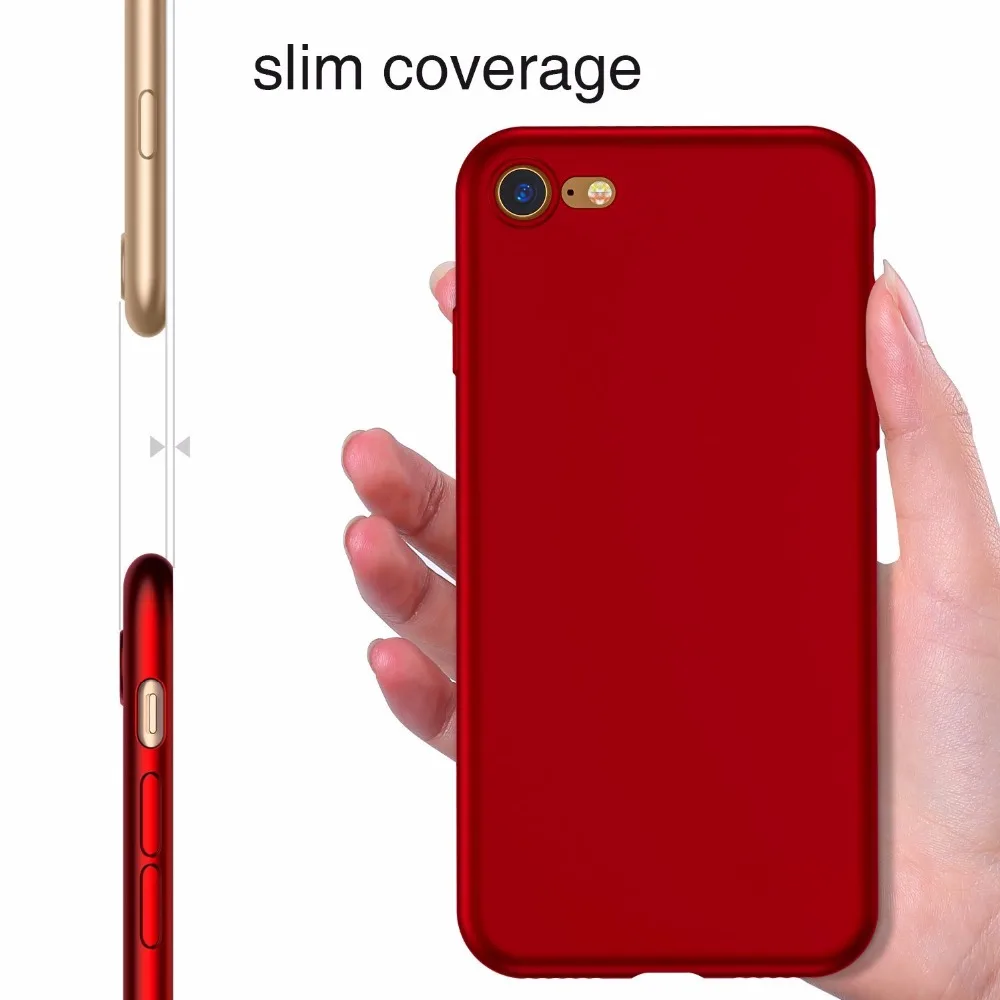 Роскошный чехол ROHDEA для iPhone X Ультратонкий Мягкий iPhone5 5S SE 6 6S 7 8 Plus из ТПУ |