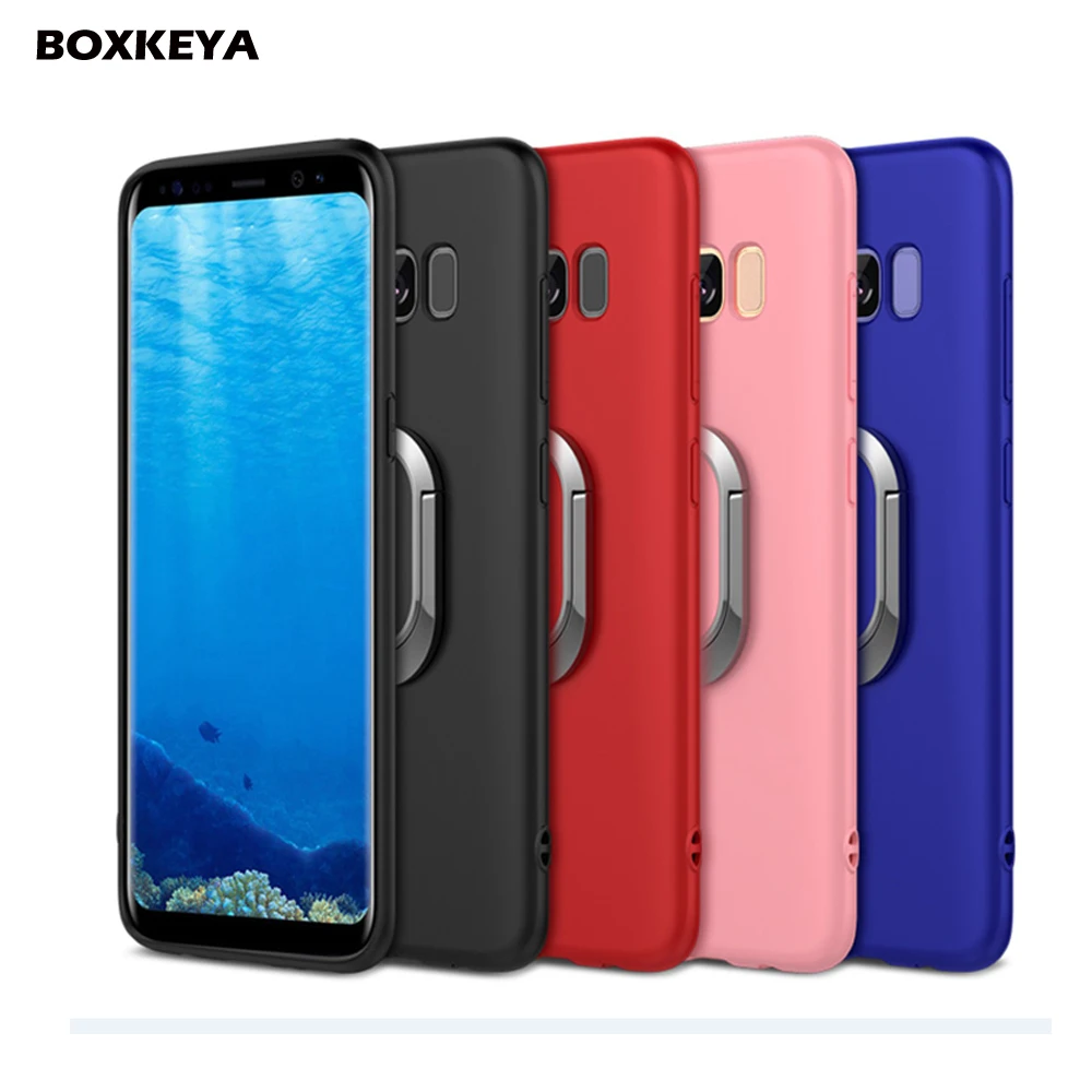Гибридные Чехлы для Samsung Galaxy S8 S9 S10 Plus E автомобильный магнитный держатель